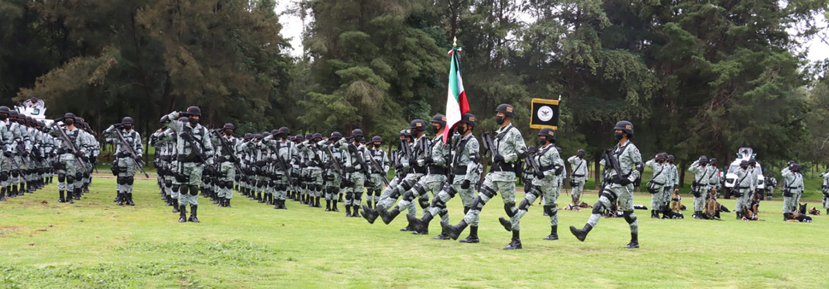 Unidad de lite de la Guardia Nacional de Mxico.